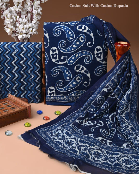 Exclusive Cotton Suit with Cotton Dupatta (BCTCOTCT105)