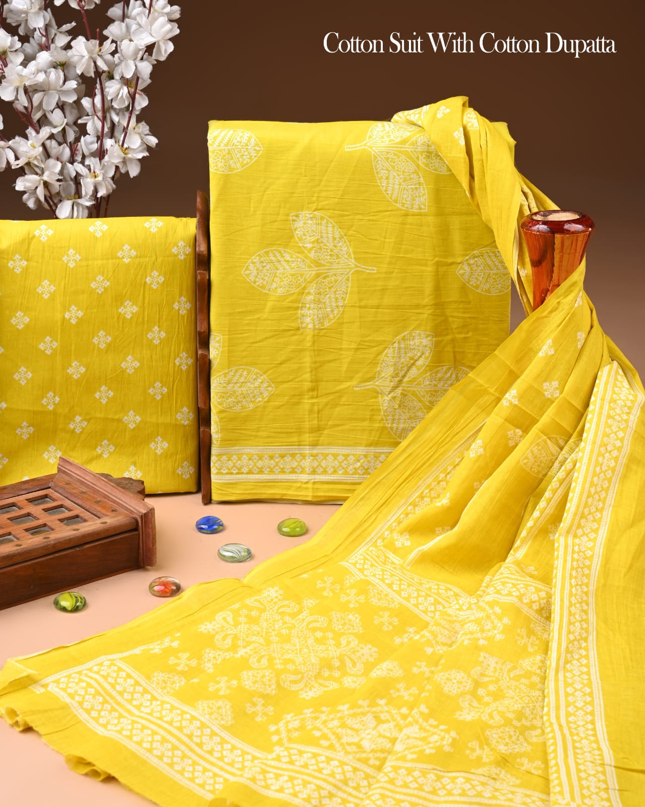Exclusive Cotton Suit with Cotton Dupatta (BCTCOTCT34)