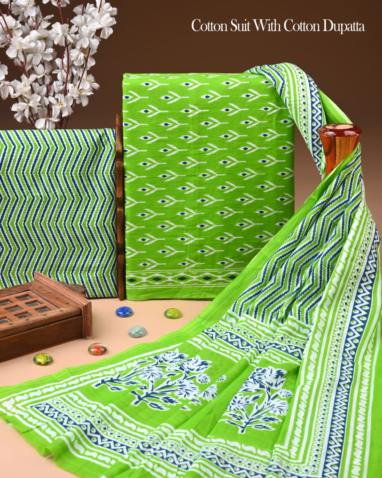 Exclusive Cotton Suit with Cotton Dupatta (BCTCOTCT36)
