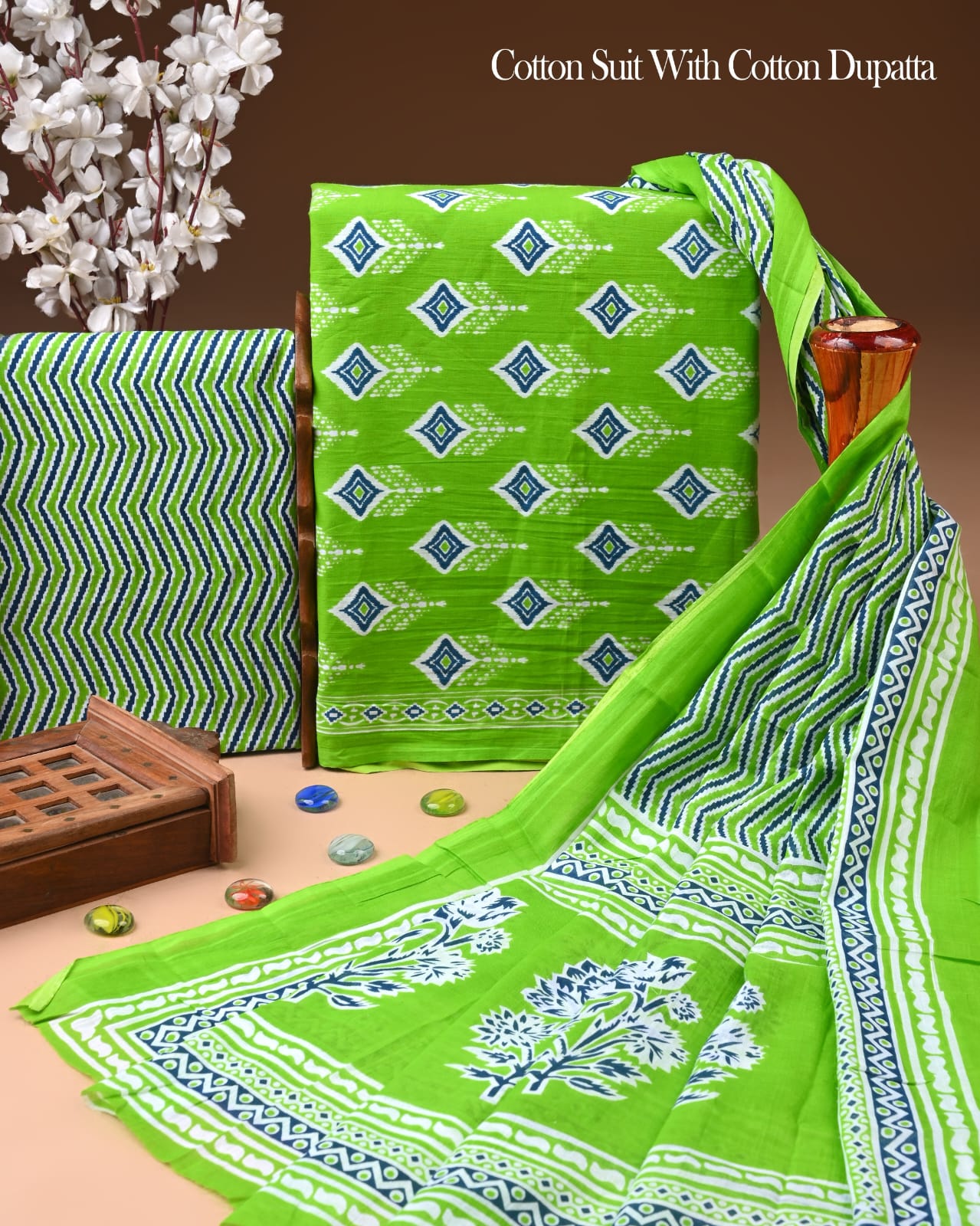Exclusive Cotton Suit with Cotton Dupatta (BCTCOTCT50)