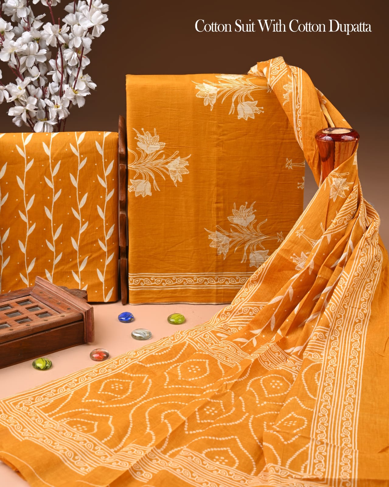 Exclusive Cotton Suit with Cotton Dupatta (BCTCOTCT52)