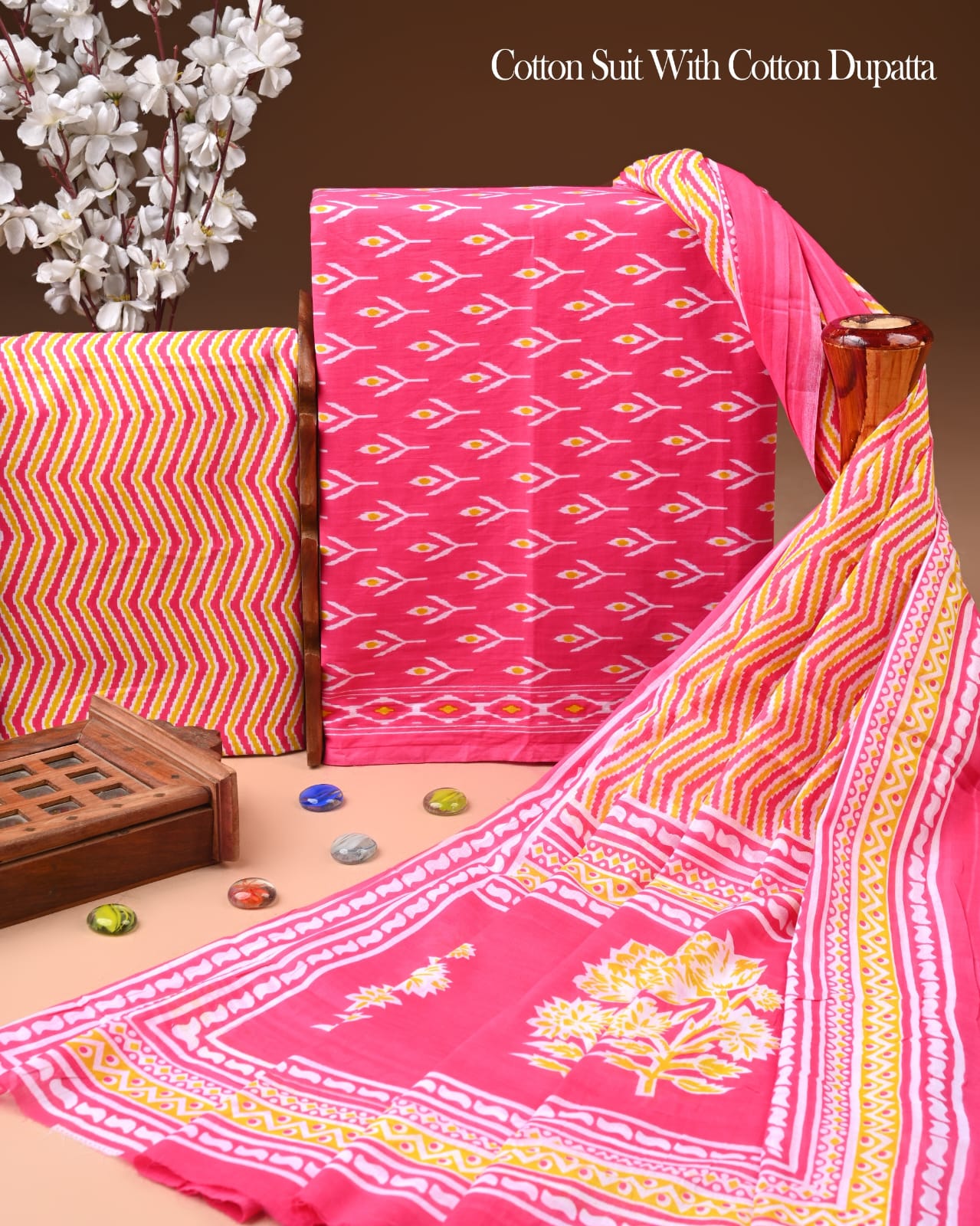Exclusive Cotton Suit with Cotton Dupatta (BCTCOTCT55)