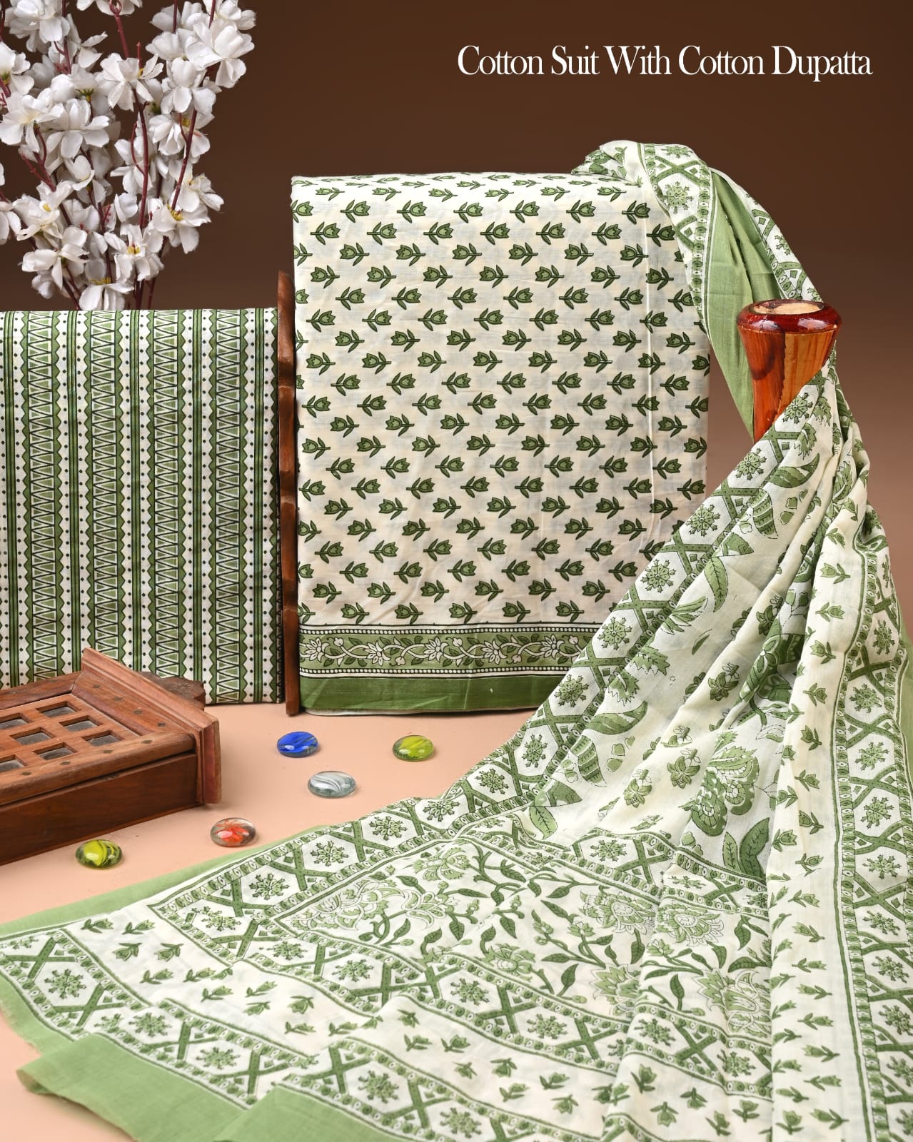 Exclusive Cotton Suit with Cotton Dupatta (BCTCOTCT102)