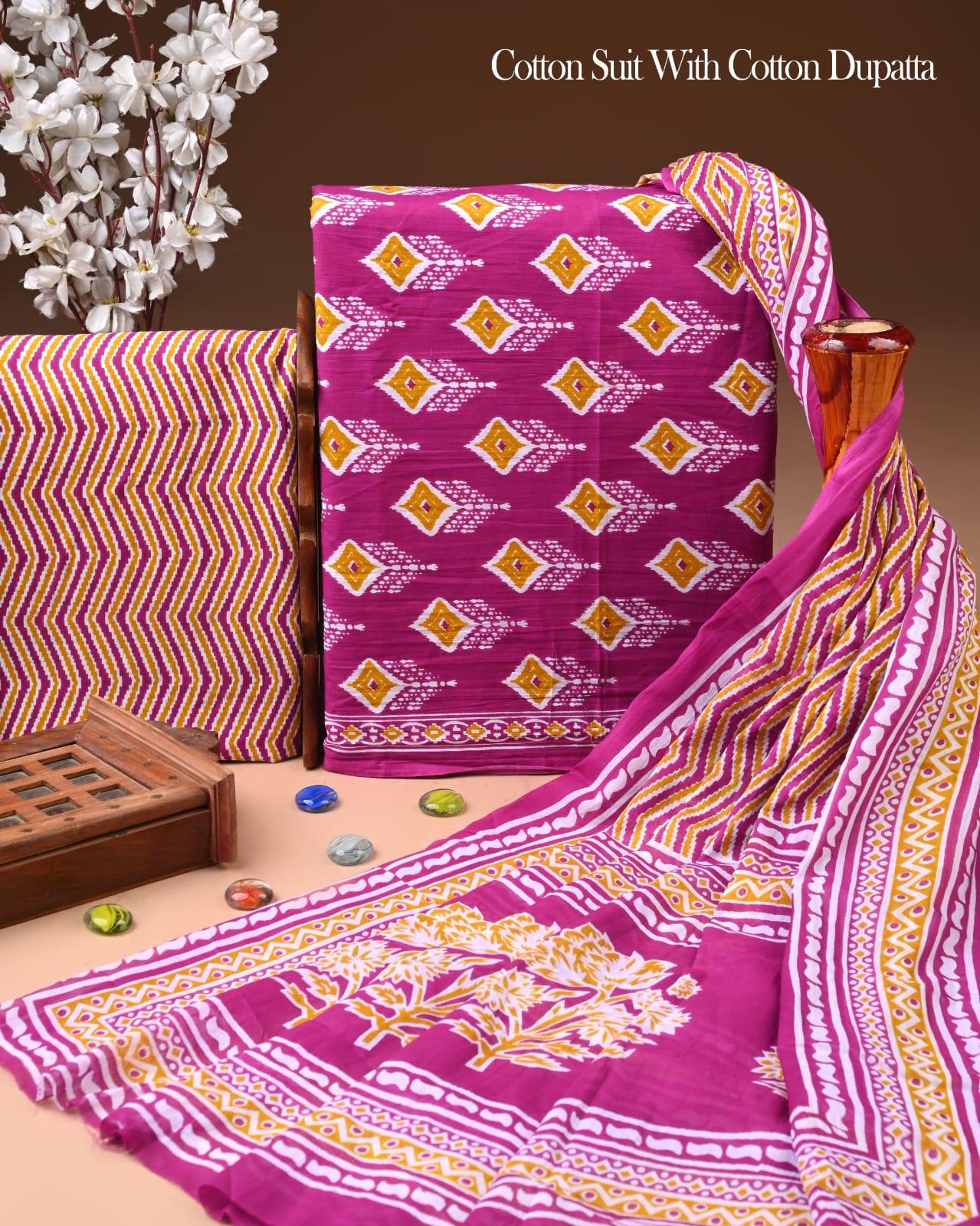 Exclusive Cotton Suit with Cotton Dupatta (BCTCOTCT57)