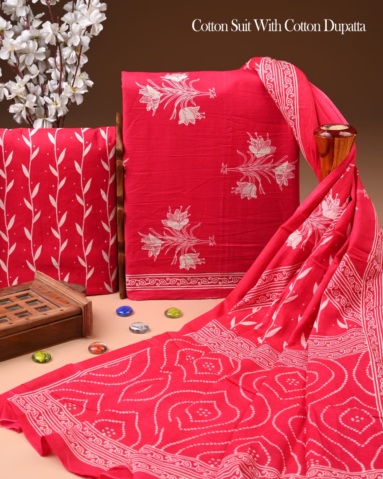 Exclusive Cotton Suit with Cotton Dupatta (BCTCOTCT58)