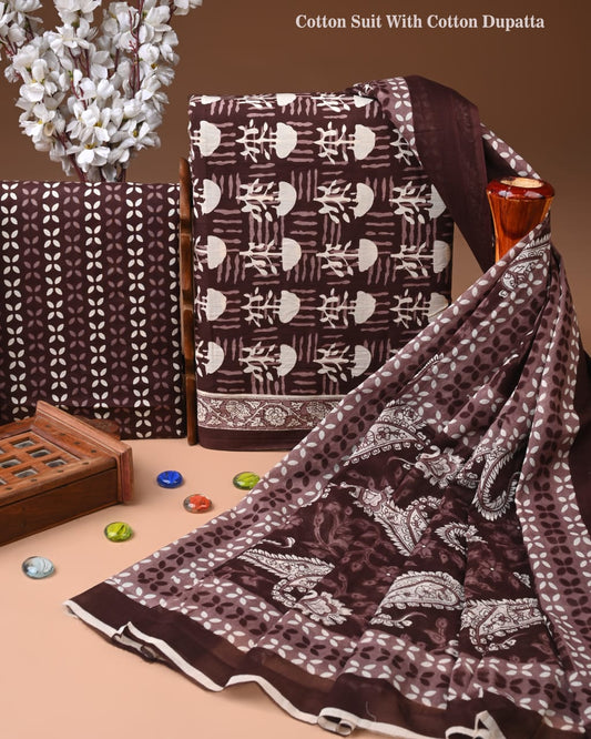 Exclusive Cotton Suit with Cotton Dupatta (BCTCOTCT99)