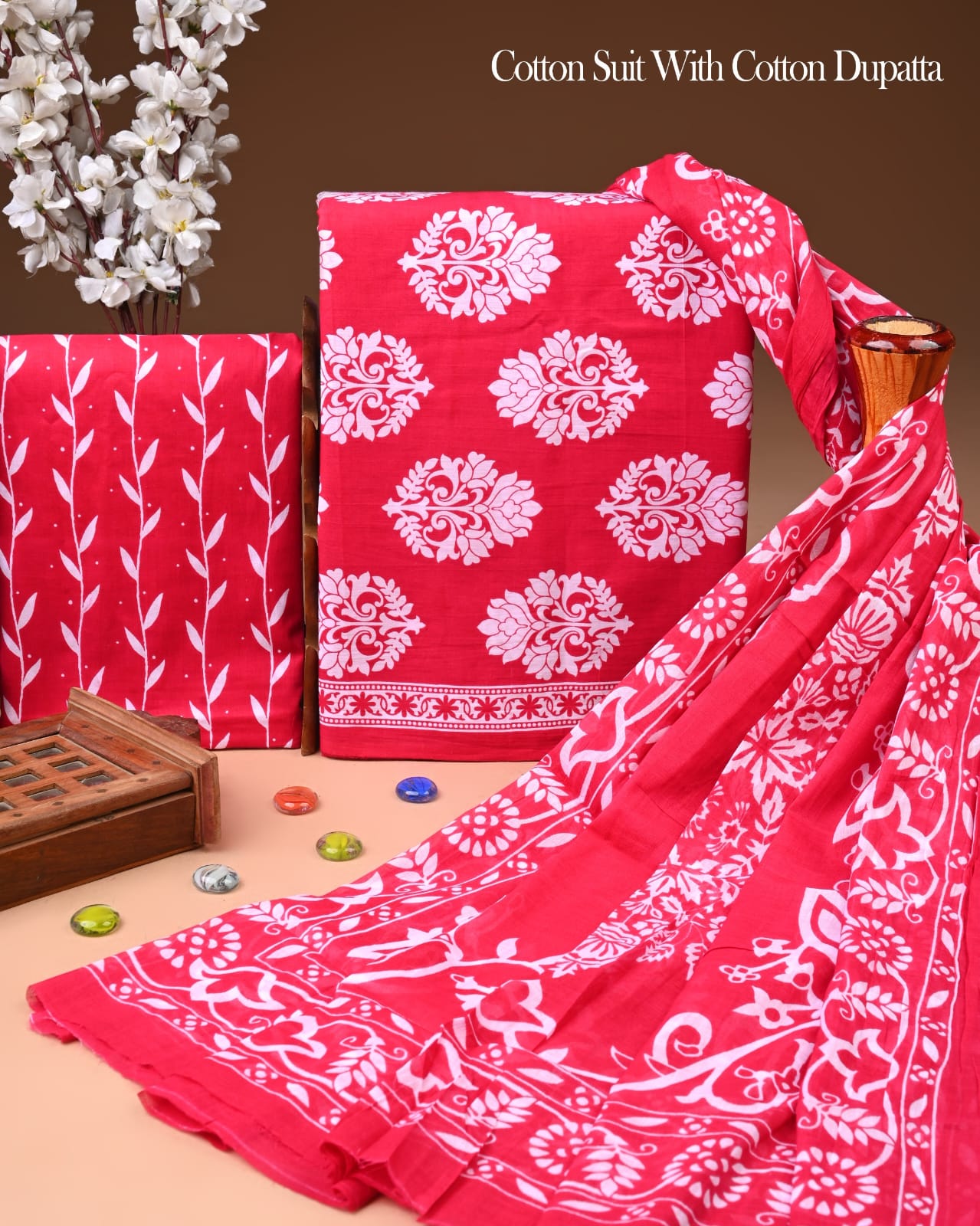 Exclusive Cotton Suit with Cotton Dupatta (BCTCOTCT104)