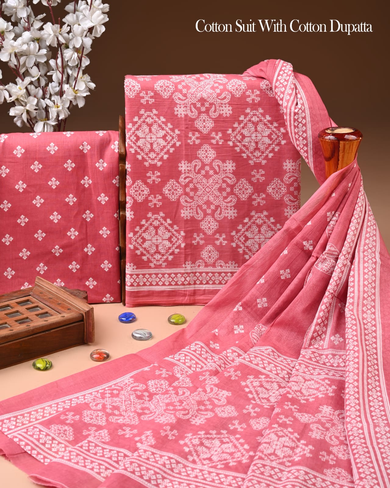 Exclusive Cotton Suit with Cotton Dupatta (BCTCOTCT98)
