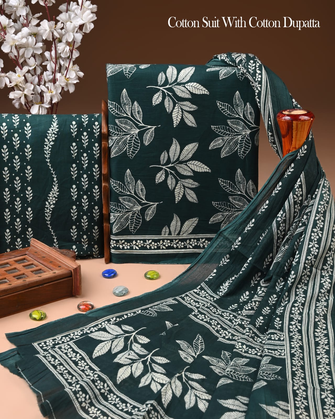 Premium Cotton Suit with Cotton Dupatta (BCTCOTCT02)