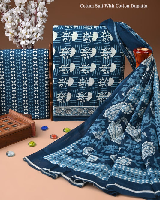 Exclusive Cotton Suit with Cotton Dupatta (BCTCOTCT101)