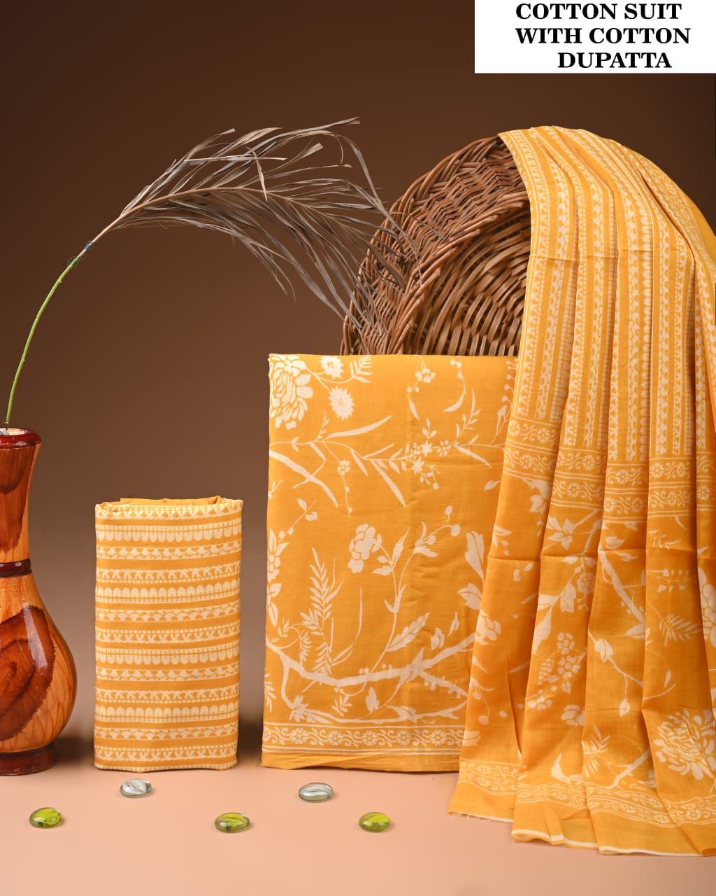 Premium Cotton Suit with Cotton Dupatta (BCTCOTCT10)