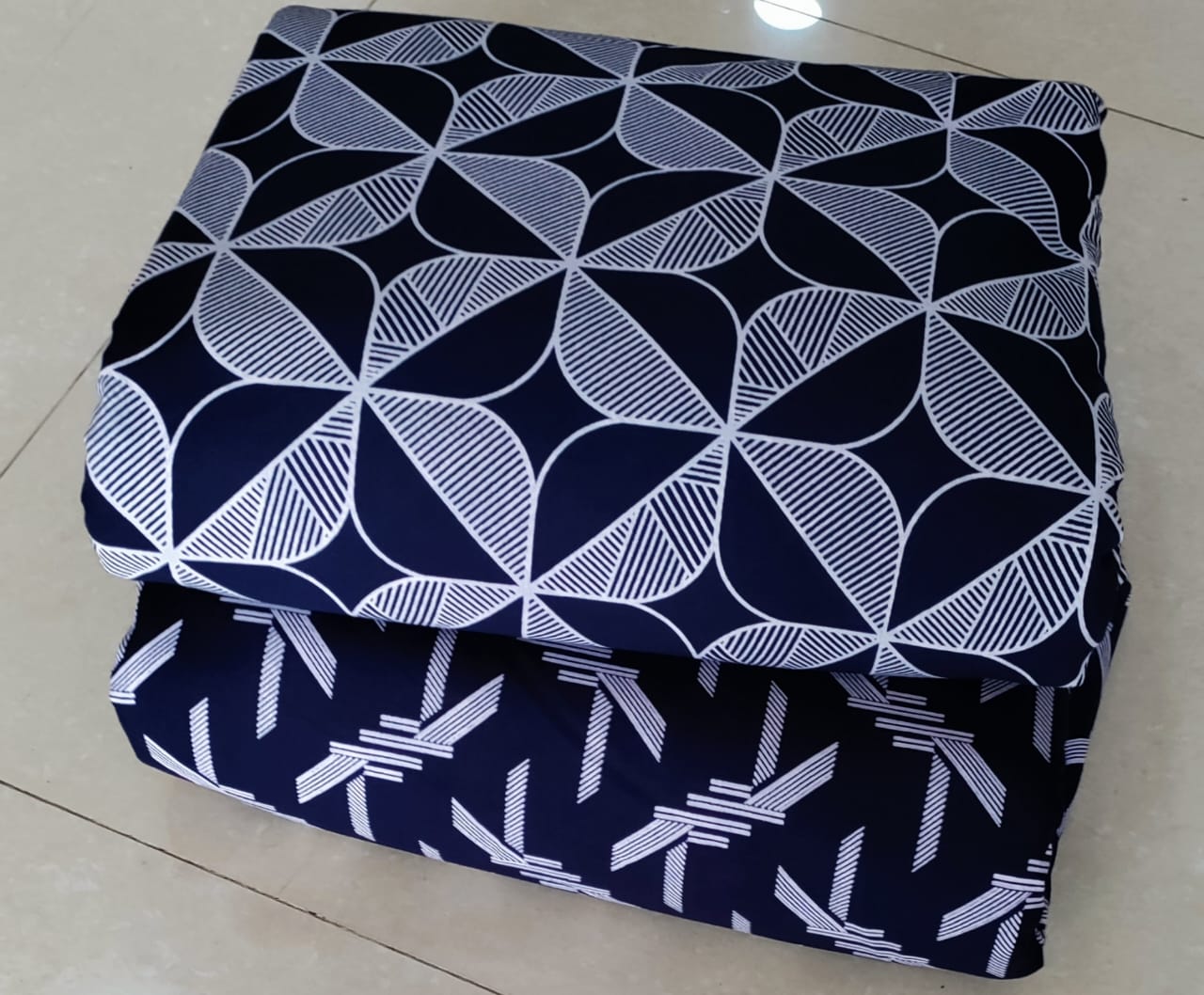 Premium Hand Block Printed Cotton Suit Top And Bottom Set (BCTTB02)