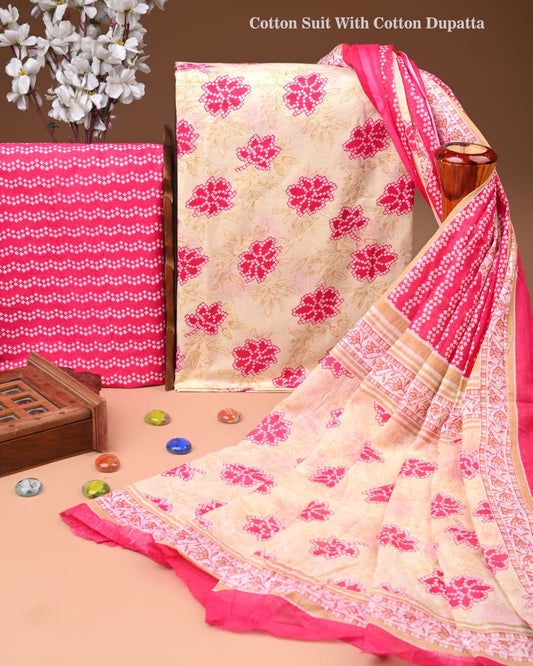 Premium Cotton Suit with Cotton Dupatta (BCTCOTCT79)