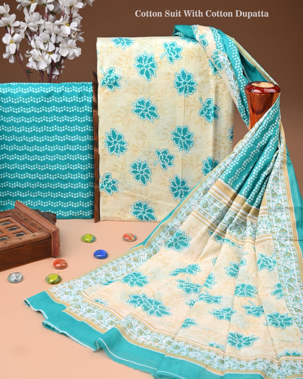 Premium Cotton Suit with Cotton Dupatta (BCTCOTCT78)