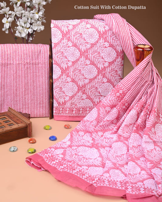 Premium Cotton Suit with Cotton Dupatta (BCTCOTCT76)