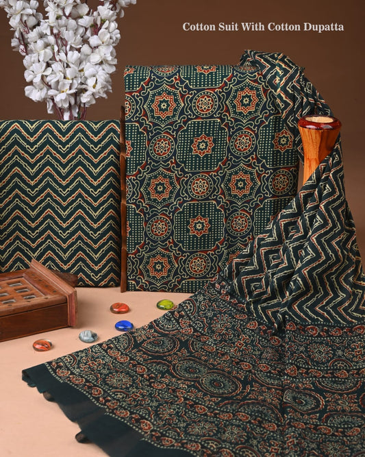 Exclusive Cotton Suit with Cotton Dupatta (BCTCOTCT57)