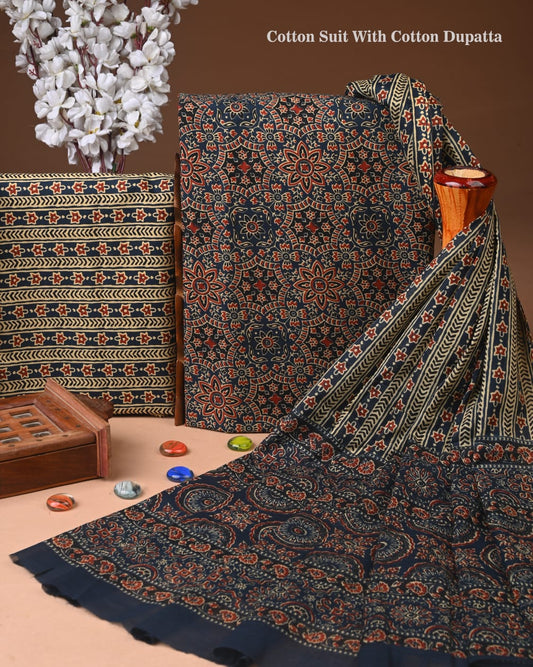 Exclusive Cotton Suit with Cotton Dupatta (BCTCOTCT50)