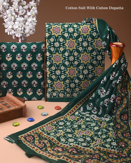 Exclusive Cotton Suit with Cotton Dupatta (BCTCOTCT48)