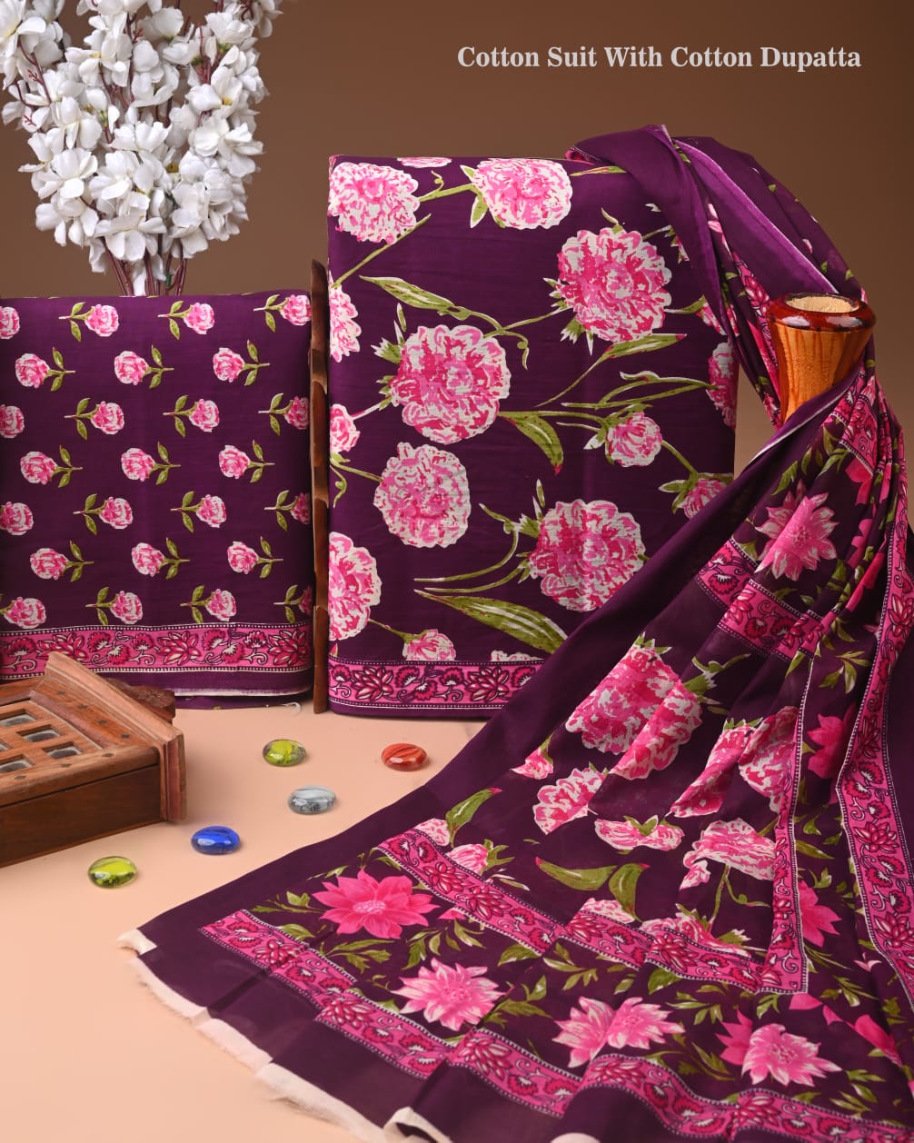 Exclusive Cotton Suit with Cotton Dupatta (BCTCOTCT41)