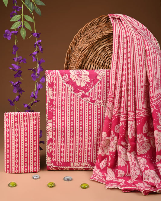 Premium Cotton Suit Gota Patti Work with Cotton Dupatta (BCTCOTCG16)