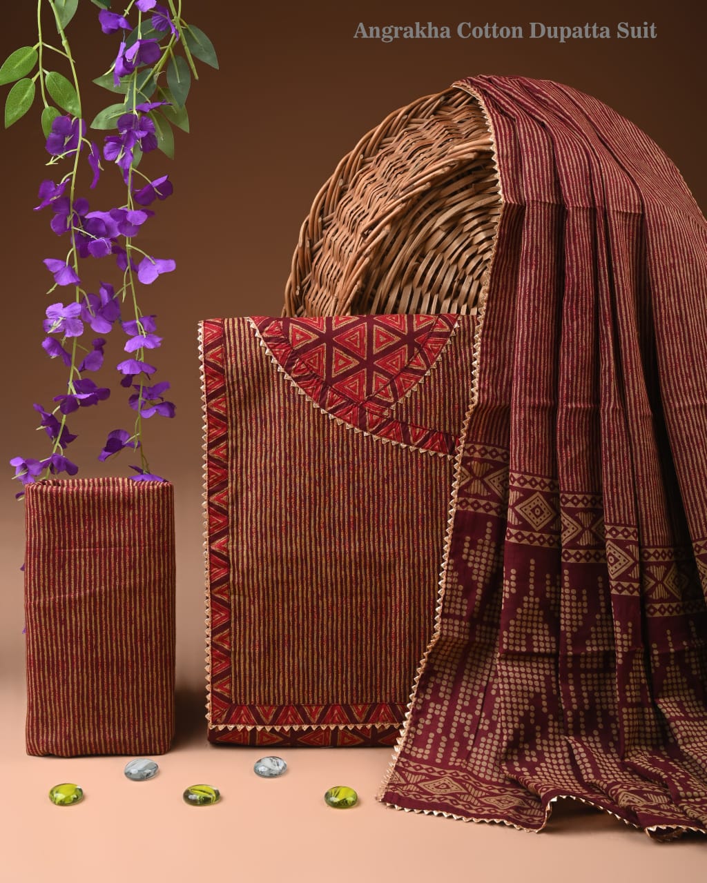 Premium Cotton Suit Gota Patti Work with Cotton Dupatta (BCTCOTCG46)