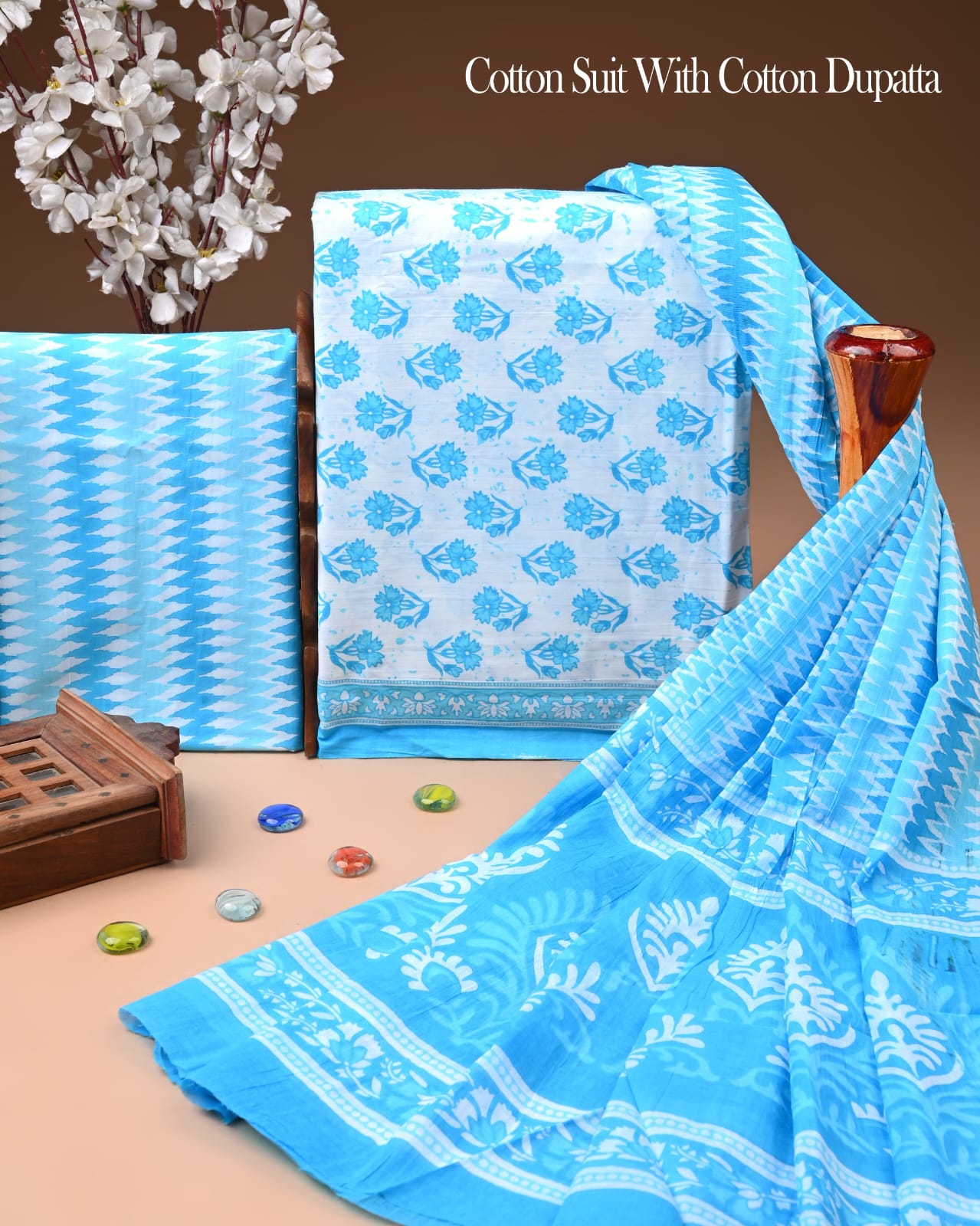 Exclusive Cotton Suit with Cotton Dupatta (BCTCOTCT26)