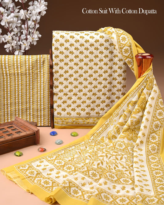 Exclusive Cotton Suit with Cotton Dupatta (BCTCOTCT28)