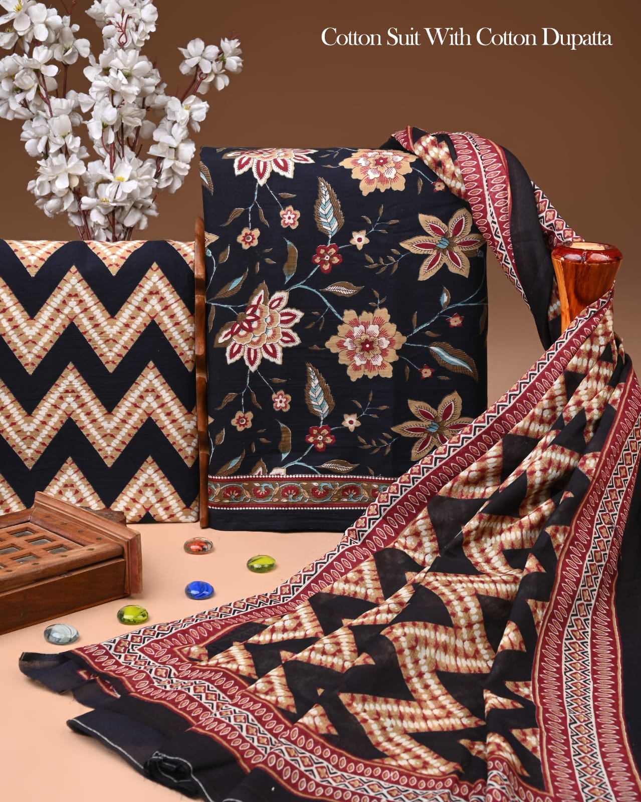 Exclusive Cotton Suit with Cotton Dupatta (BCTCOTCT29)