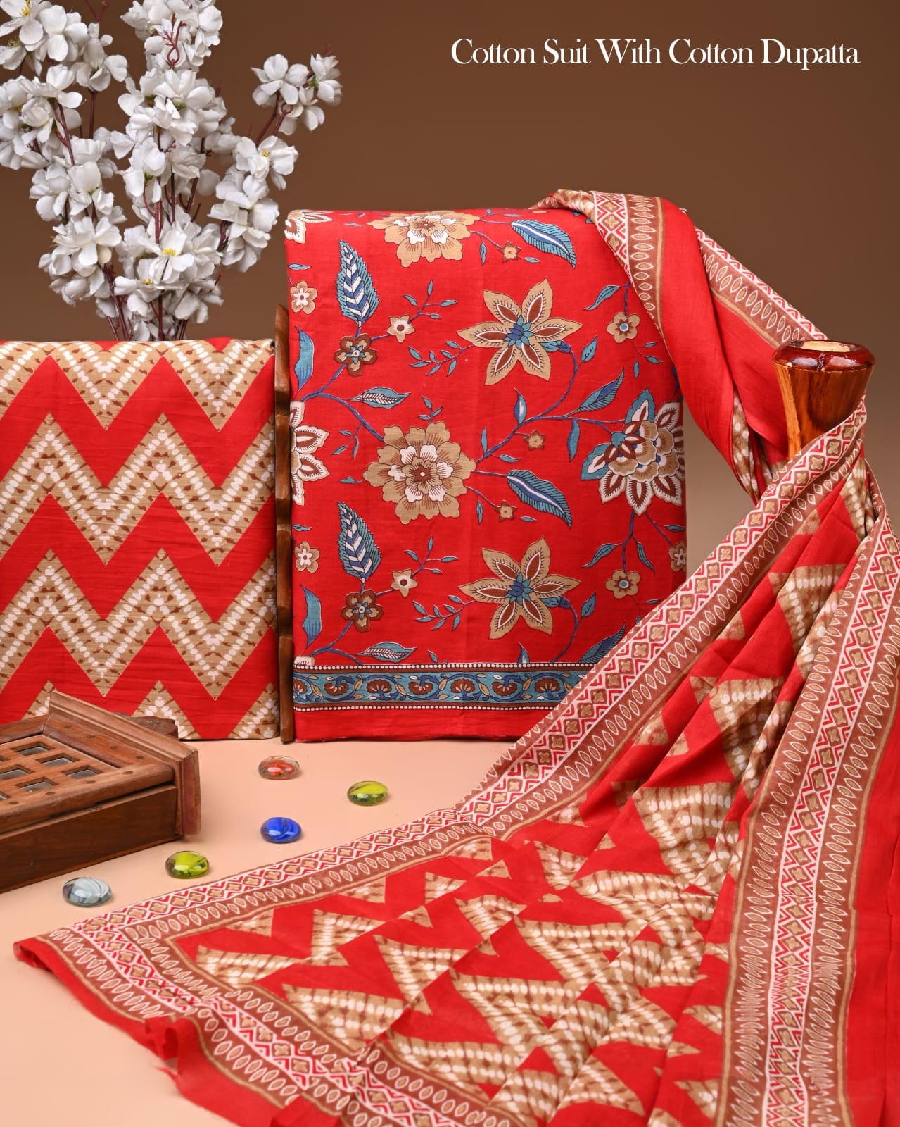Exclusive Cotton Suit with Cotton Dupatta (BCTCOTCT30)
