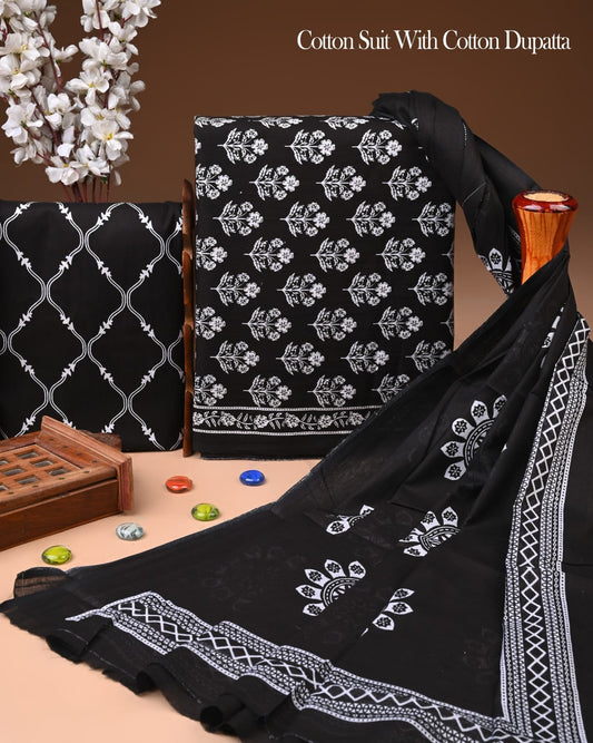 Exclusive Cotton Suit with Cotton Dupatta (BCTCOTCT31)