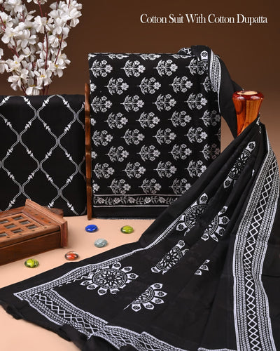 Exclusive Cotton Suit with Cotton Dupatta (BCTCOTCT33)