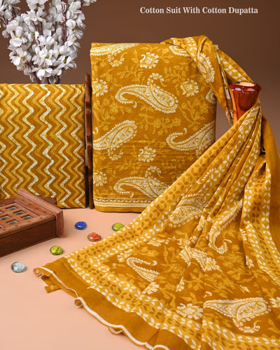Exclusive Cotton Suit with Cotton Dupatta (BCTCOTCT96)