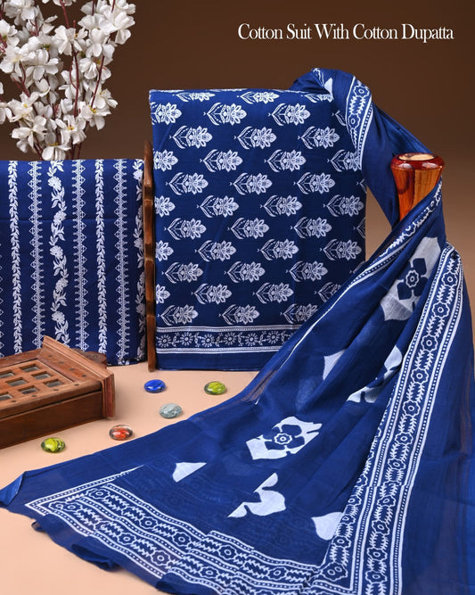 Exclusive Cotton Suit with Cotton Dupatta (BCTCOTCT100)