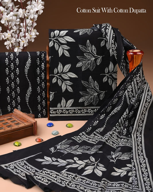 Exclusive Cotton Suit with Cotton Dupatta (BCTCOTCT40)