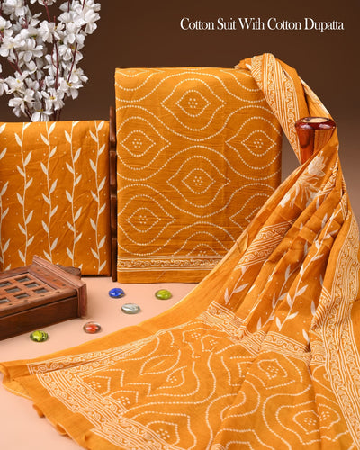 Exclusive Cotton Suit with Cotton Dupatta (BCTCOTCT43)