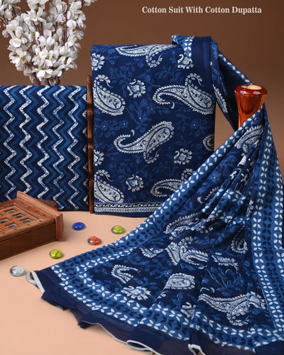 Exclusive Cotton Suit with Cotton Dupatta (BCTCOTCT97)