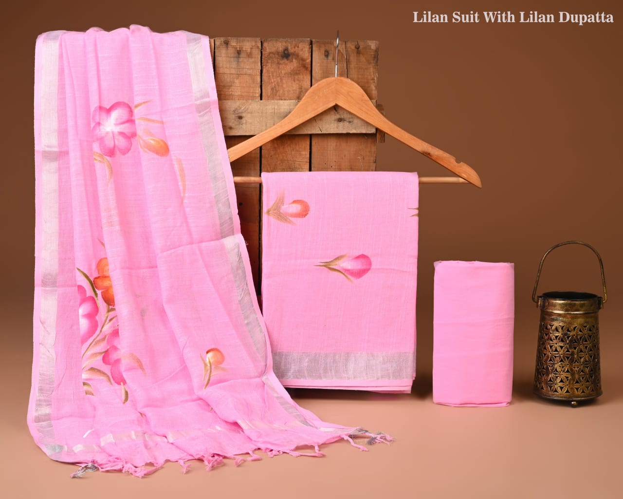 Traditional Bagru Hand Block Printed Linen Cotton Suits (BCTLSBC20)