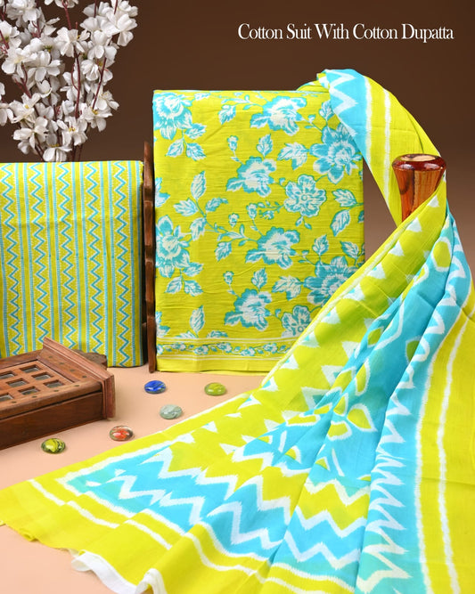Exclusive Cotton Suit with Cotton Dupatta (BCTCOTCT46)