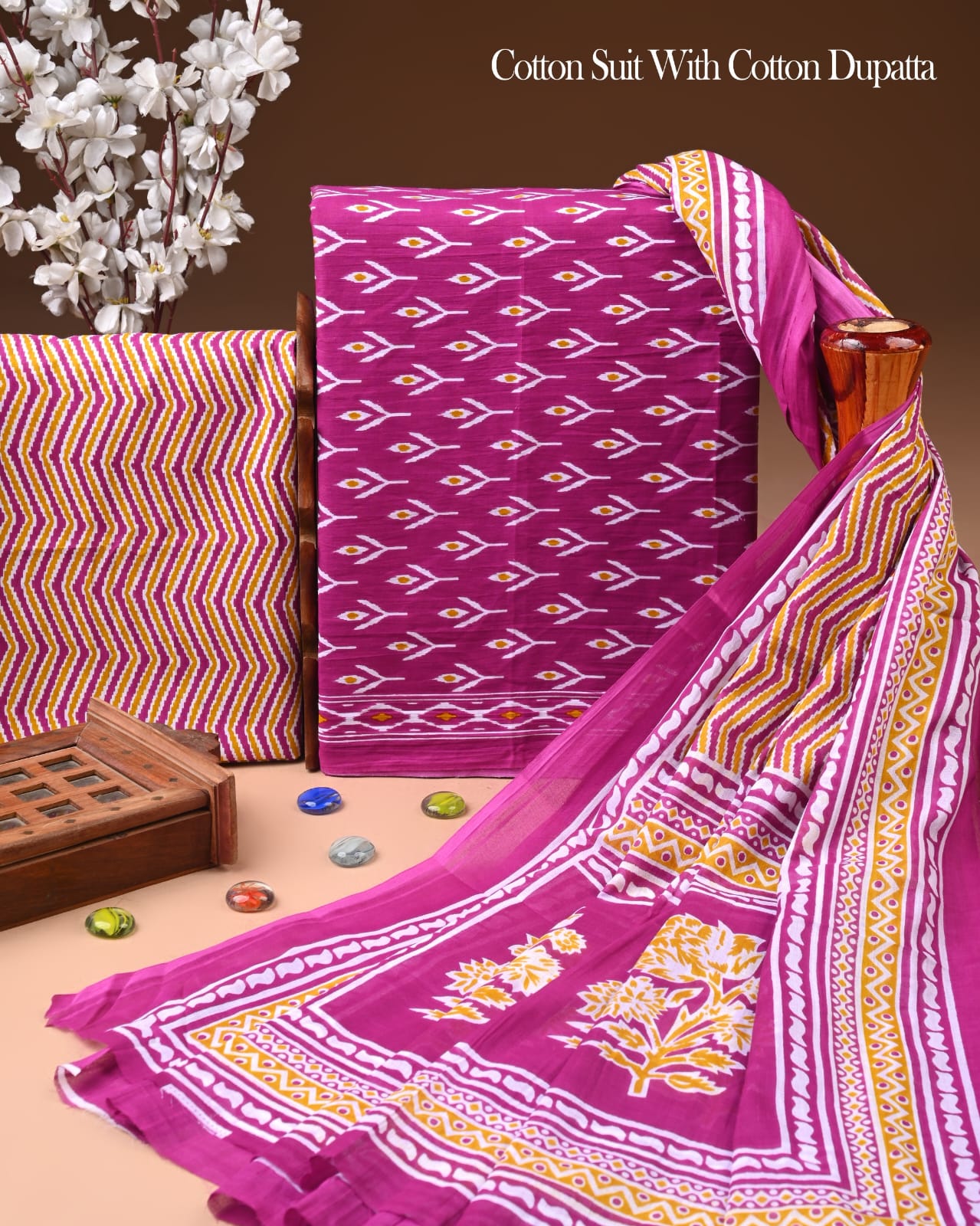Exclusive Cotton Suit with Cotton Dupatta (BCTCOTCT47)