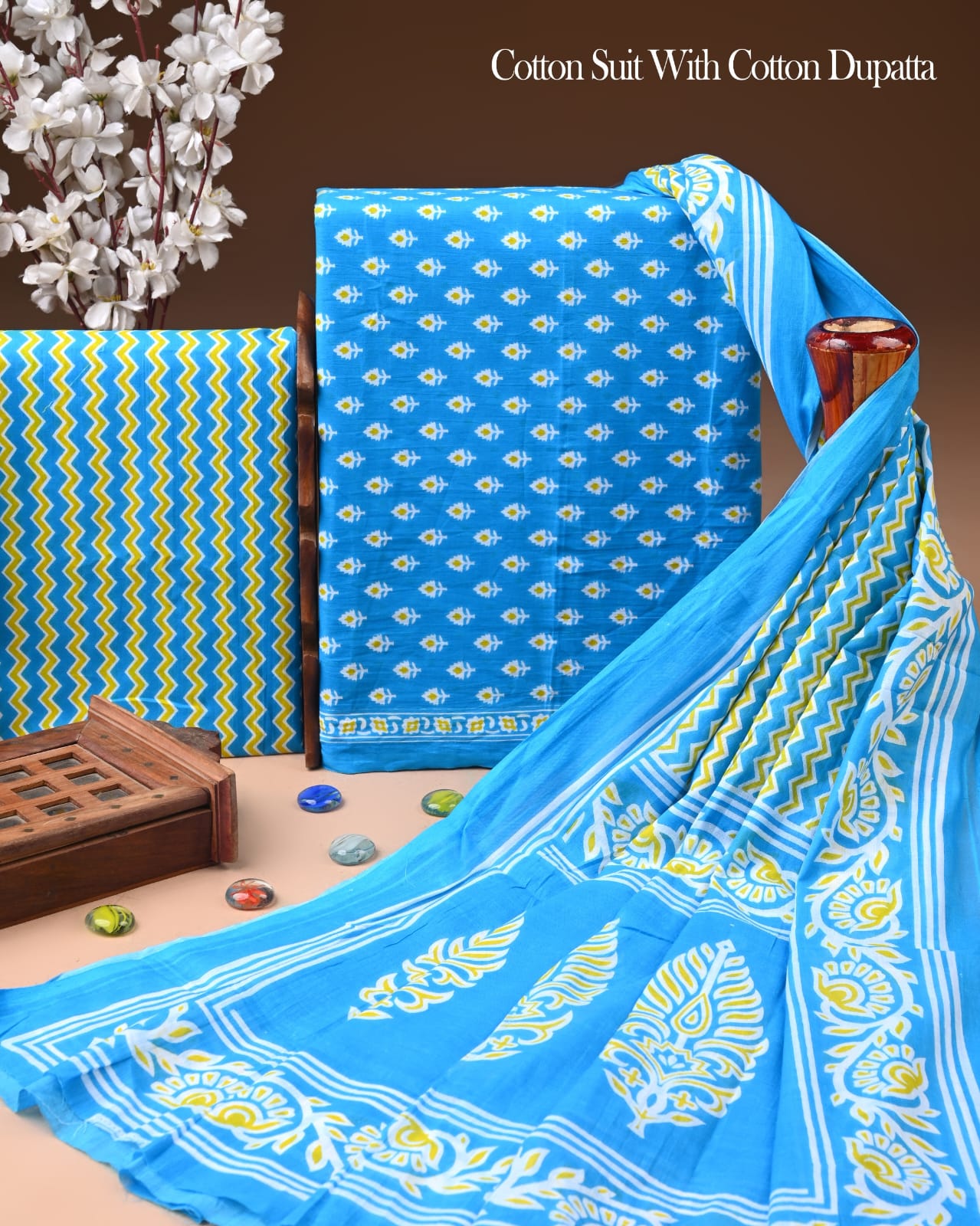 Exclusive Cotton Suit with Cotton Dupatta (BCTCOTCT51)
