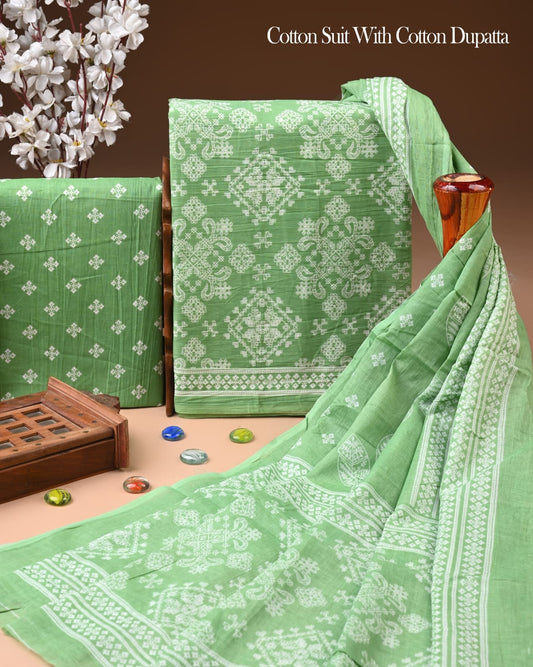 Exclusive Cotton Suit with Cotton Dupatta (BCTCOTCT56)