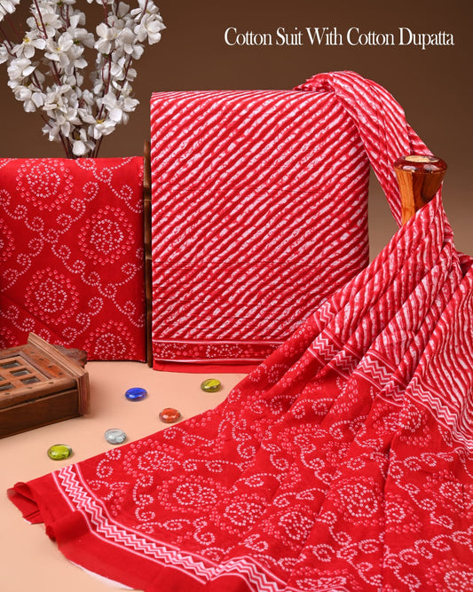 Exclusive Cotton Suit with Cotton Dupatta (BCTCOTCT60)