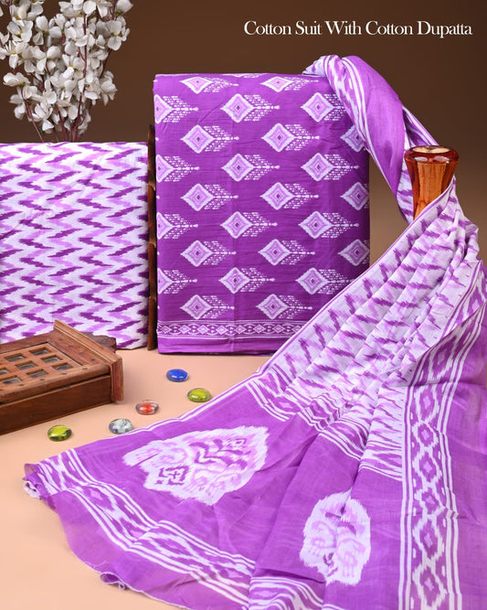 Exclusive Cotton Suit with Cotton Dupatta (BCTCOTCT61)