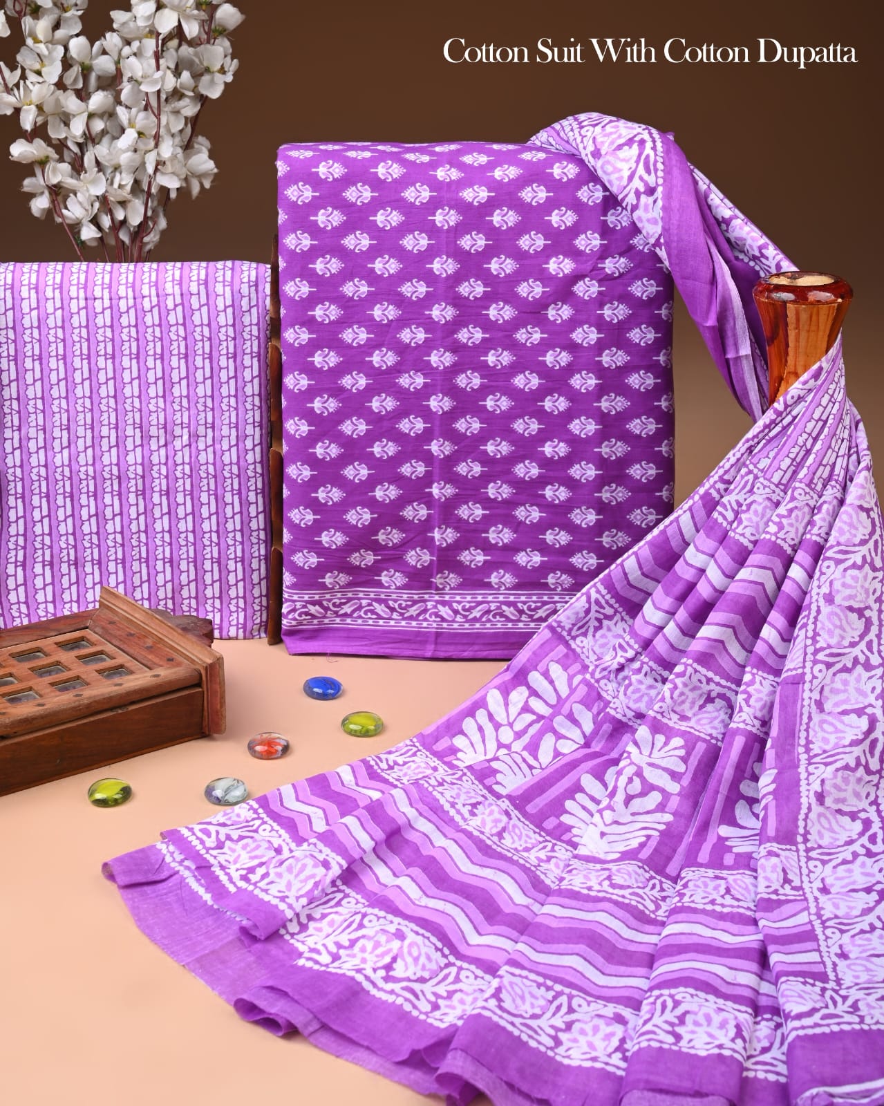 Exclusive Cotton Suit with Cotton Dupatta (BCTCOTCT62)