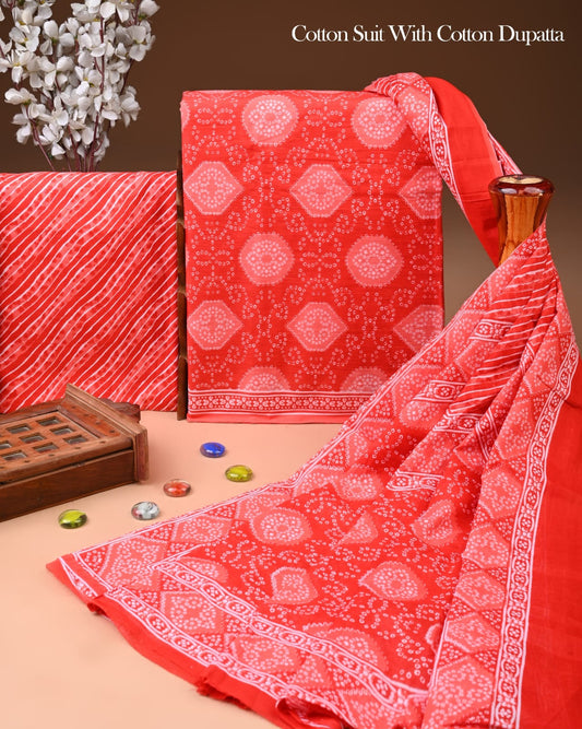 Exclusive Cotton Suit with Cotton Dupatta (BCTCOTCT63)
