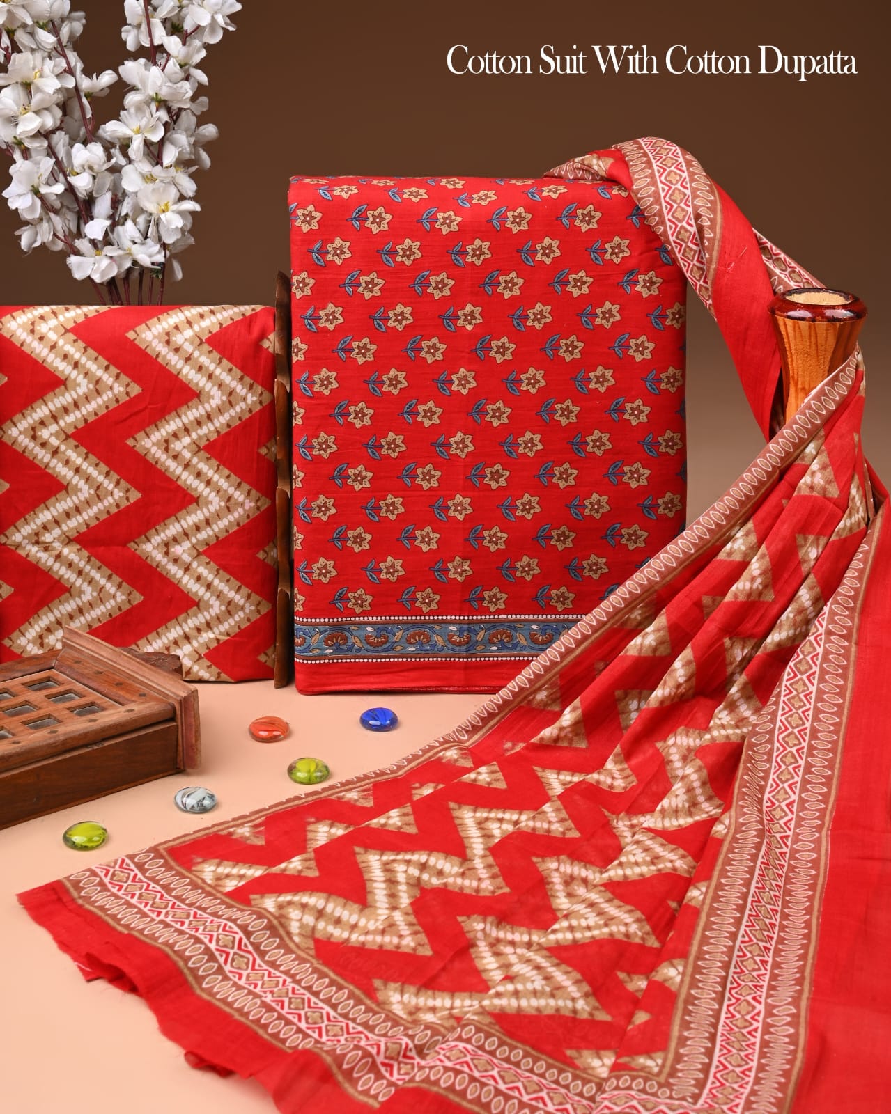 Exclusive Cotton Suit with Cotton Dupatta (BCTCOTCT103)