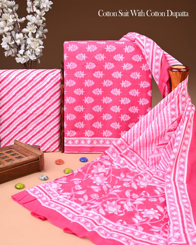 Exclusive Cotton Suit with Cotton Dupatta (BCTCOTCT66)