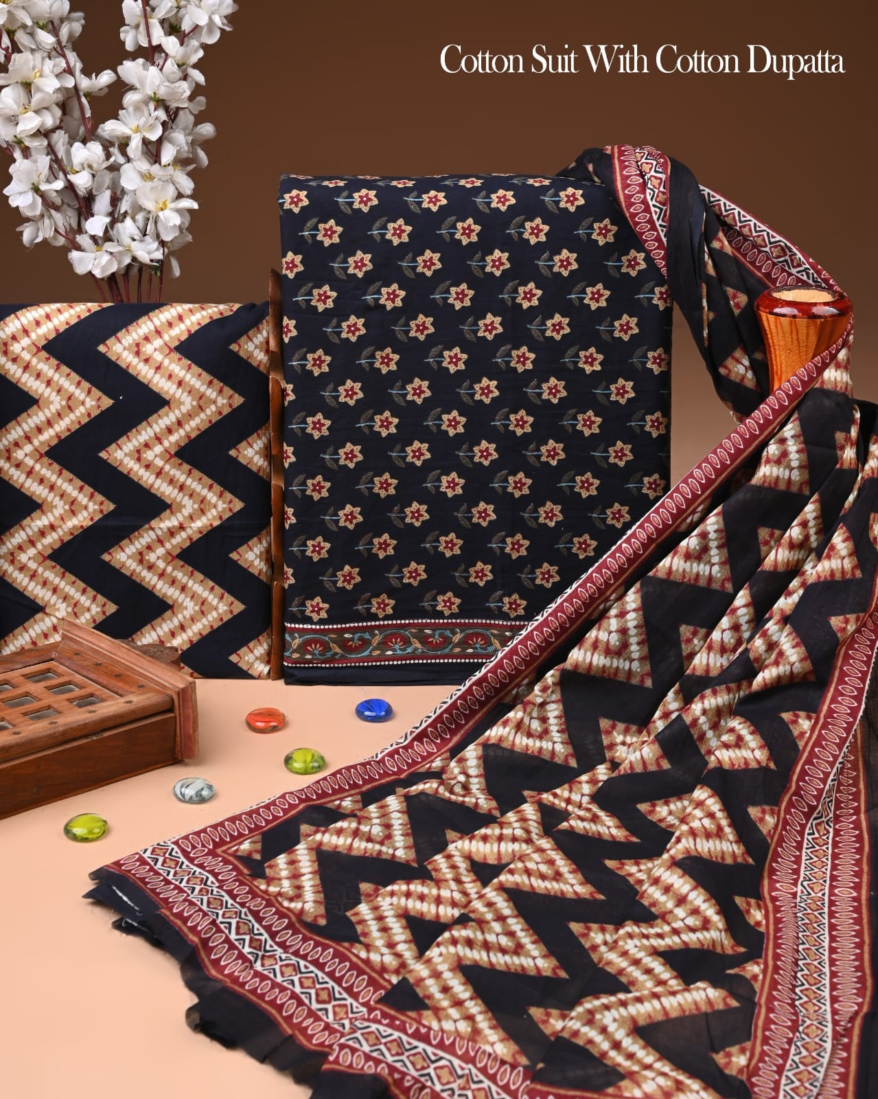 Exclusive Cotton Suit with Cotton Dupatta (BCTCOTCT68)