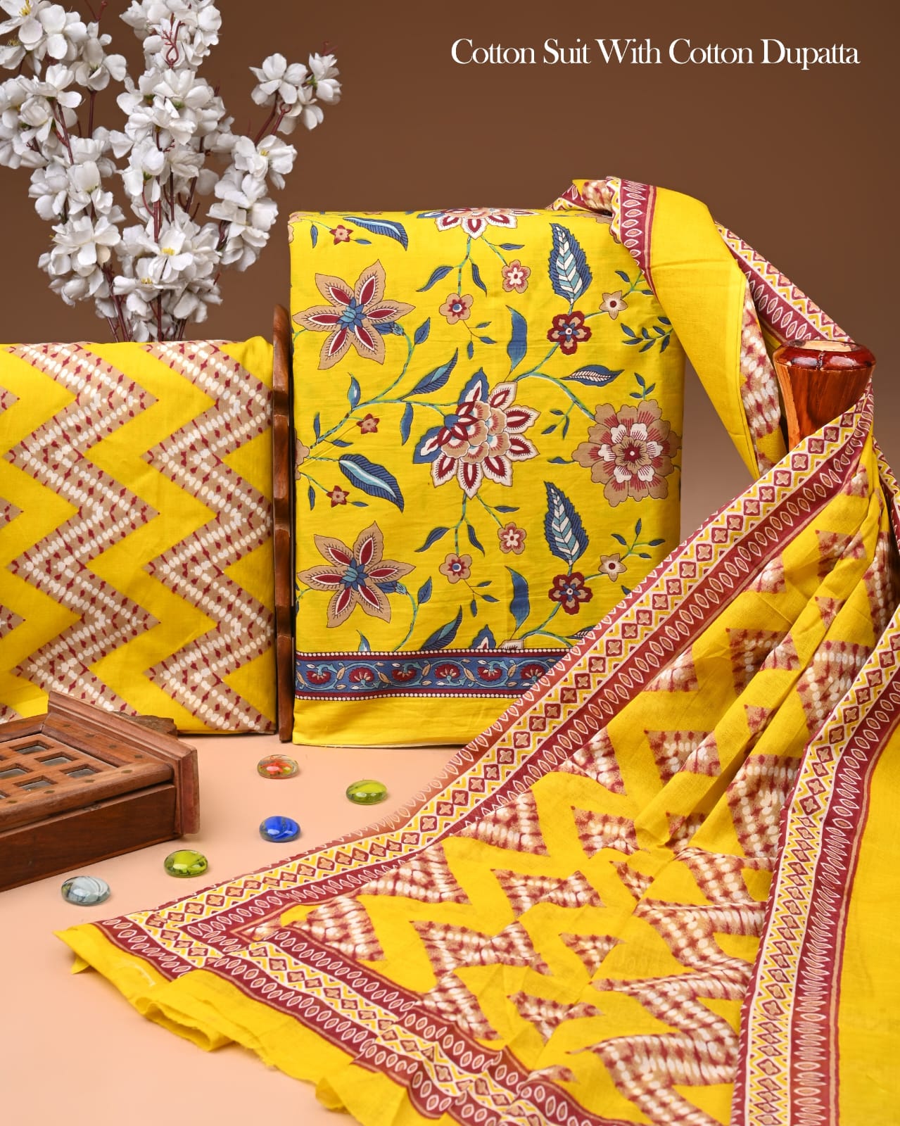 Exclusive Cotton Suit with Cotton Dupatta (BCTCOTCT72)