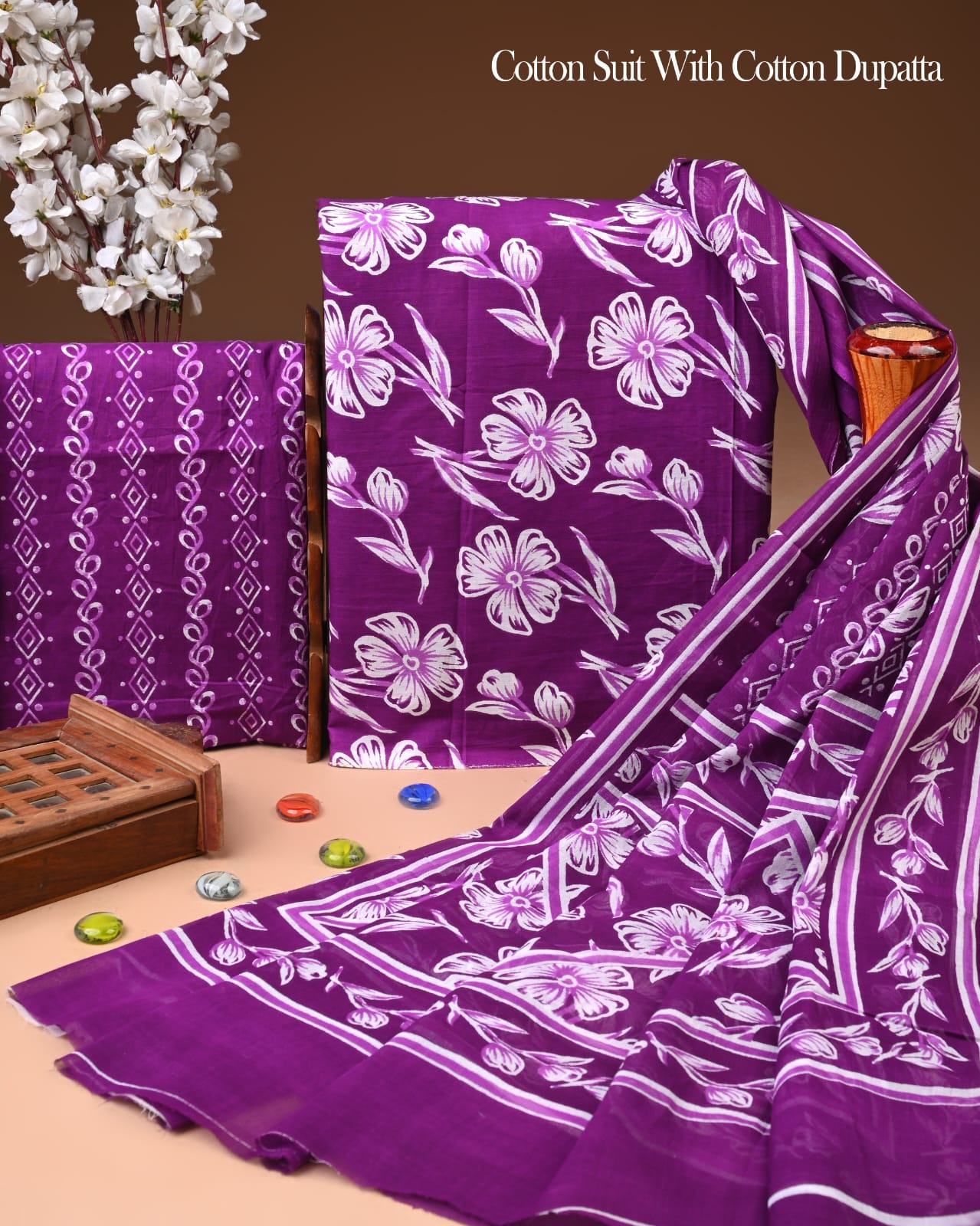 Exclusive Cotton Suit with Cotton Dupatta (BCTCOTCT95)